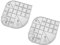 Tbkoly Curved Corner Cutter Quilt Lineal,Acryl Sewing Curved Corner Cutter Lineal, NäHschablone Patchwork-Werkzeug,2StüCk