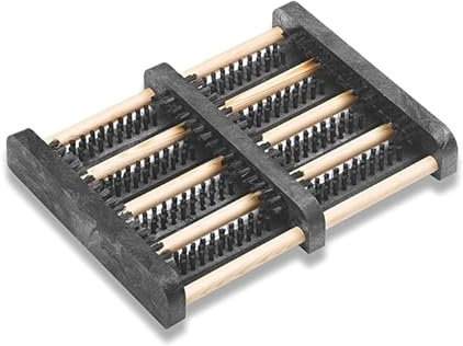 CSN Aussen Schuhabstreifer | Rutschfester Schuhreiniger mit Bürsten | Fußmatte mit Starke Borsten | Schuhbürste fur Innen und Außen 34 x 27 x 5.5 cm (2, 34 x 27 cm)