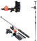 TOPWAY Laser Niveau Teleskopstange 115–450 cm Edelstahl Teleskop-Nivellierlatte ausziehbar vom Boden bis zur Decke mit Halterung und Nylontasche