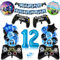 YHBXAMZ Geburtstagsdeko Jungen 12 Jahre, 12. geburtstag junge, Gamer Deko Geburtstag, Gaming Controller Luftballons, Happy Birthday Girlande Banner Deko Junge, Spielthemen Ballon Dekoration