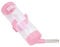 Hamster Water Bottle Dispenser, Spillproof Dispenser Automatic No Drip Hamster Drinking Fountain Water Bottles Water Bottle No Drip Hamster Bottles For Small Animals Rabbit Guinea Pig(Pink)
