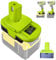 TPDL DM18RL Battery Adapter for Dewalt 20 V for Milwaukee 18 V Lithium-Ion Battery Works in Ryobi 18 V Power Tools, Converter with USB Port