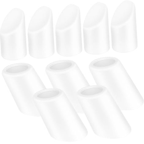 DEARMAMY Silicone Teapot Spout Covers 10Pcs Heat-Resistant Kettle Spout Protectors Leak-Proof Drip-Proof Sleeve for Glass Teapots and Coffee Pots