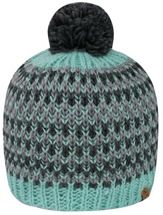 SCHIETWETTER Strickmütze Stine, Beanie, mit Bommel, gefüttert & kuschelig Mint OS