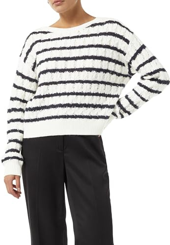 Comma Zopfstrickpullover aus Wollmix