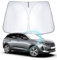 WEIPIN Parasol Compatible con Peugeo-t 3008 5008 2016-2023, 2024 Parasol de Coche para Parabrisas Delantero para 3008 Accessori con refrigeración Anti UV, protección Interior