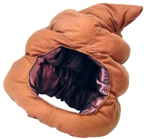UPKOCH Lustiger Poo Hut Aus Baumwolle Festival-party Poop Kopfbedeckung Karneval Kopfschmuck für Cosplay