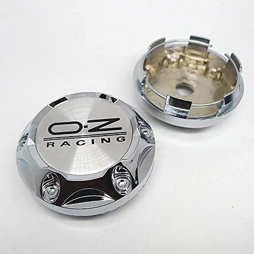 HBANMK 4 Stück Nabendeckel für OZ Racing O.Z 62mm 68mm, Radnabenkappen Auto Radnabenabdeckung, Staubdicht Wasserdicht Radnabendeckel Nabenkappen Felgendeckel Felgenkappen,B