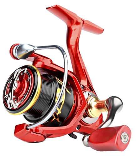 Rote Spinn-Angelrolle, Salzwasser-Brandungsrolle, SüßWasser-Casting-Rolle, Zum Bootsangeln, Ozean-Felsen-Angeln, NatüRliche GewäSser, Meerwasser (6,2:1)