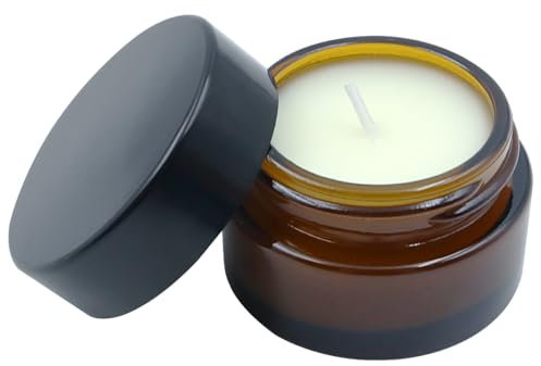 ZONADAH - Set di 2 candele profumate a forma di rosa naturale, candele di soia naturale per la decorazione della casa, lunga durata, regalo di fidanzamento