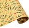 Große Weihnachtsgeschenkpapierrolle, 60 cm x 12 m, recycelbares Elch-Kraft-Geschenkpapier für Weihnachts-, Geburtstags-, Halloween-Party- und Festivaldekoration