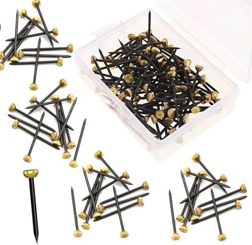 60PCS Durable Nails for Hanging Pictures - Decorative Nails for Home & Office Wall Mounting