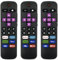 Can-Meageren (3-Pcs) Replacement Remote Compatible for Roku/Onn/TCL/Sharp/Jvc Built-in TV (Not for Box and Express and Stick