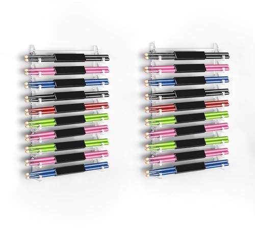 Acryl-Trommel Display-Ständer 2 Stück Drumstick-Halter, Drumstick-Ausstellungsständer für Präsentieren und Sammeln von Drumsticks, Zubehör für Drumstick-Sammlung – Geschenk für Schlagzeuger