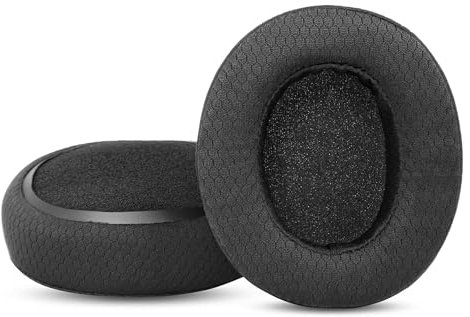 HAIZEEN Earpads Compatible with Skullcandy Crusher Wireless/Crusher ANC/EVO Hesh ANC/EVO Hesh ANC/EVO Hesh 3 Wireless/Venue Wireless ANC Headphones Ear pads Replacement Cushion(Breathable Fabric)