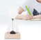 lvifloae Grande Horloge de Sable magnétique avec sablier en Poudre de Fer magnétique avec Base en Verre soufflé à la Main pour la Maison, Le Bureau, la décoration, d'anniversaire
