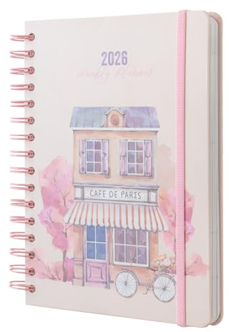 Grupo Erik Kalender 2026 Buchkalender Terminplaner 2026 A5 Watercolor - Jahreskalender mit Wochenplaner - Terminkalender 2026 A5 - Merch Geschenke