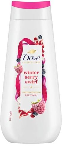 Dove Advanced Care, crema doccia Winter Berry Swirl, confezione da 6 pezzi, 225 ml