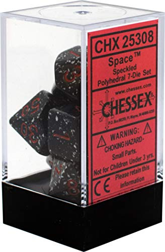 Chessex Speckled Polyhedral 7-Die Set - Space