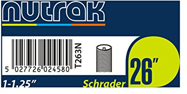 Nutrak 26 x 1-1.25 inch Schrader inner tube