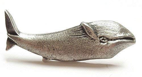 Blau Wal Marine handgefertigt aus Englisch Zinn Anstecknadel + 59 mm Badge + Geschenk Tüte