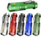 Pack de 6, Pocketman 7W 300LM SK-68 Lampe tactique torche à 3 modes Mini Q5 LED Lampe tactique Mise au point réglable Lumière zoomable (Couleur Mixte)