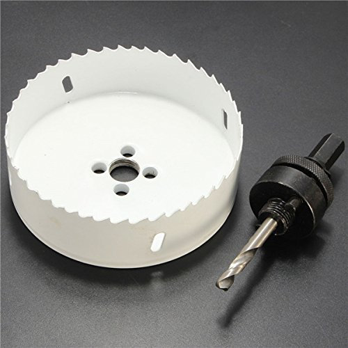 EsportsMJJ 114Mm Bi-Metal Agujero Vio El Cortador Con Broca De Eje