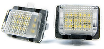 2 x LED Kennzeichenbeleuchtung Kennzeichen Leuchte Xenon