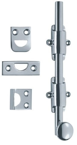Dutch Door Bolt 300mm in Polished Nickel & Satin Nickel (Polished Nickel)