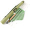 MAXIMUMCATCH Glasfaser Fliegenrute Blau Orange Weiß Lila Fliegenfischen Rute in 7’/8’/8’6’’, 3/5/6wt, 3/4 Teile (Weiß, 7'0'' 3wt 3 Teile)