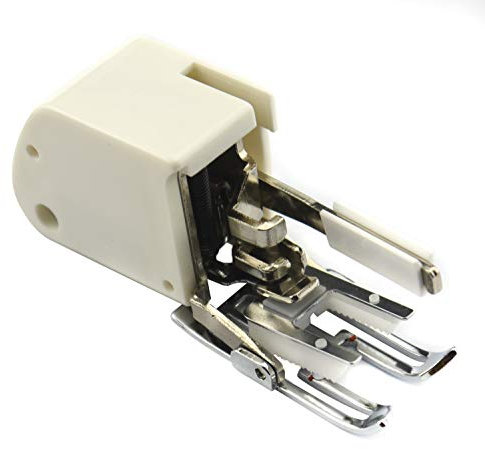 Dreamstich 006185008-OT Gehfuß mit Positionierungsfunktion für Singer, Pfaff, Juki, EverSewn, Weiß, Wikinger-Nähmaschine – 214872011-OT