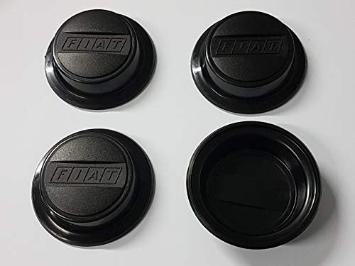 FAMAC Nabenkappen für Fiat Panda Prima Serie außen 80 mm innen 60 mm Felgen schwarz kein Original