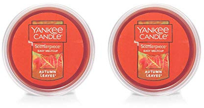 Yankee Candle Set of Two Autumn Leaves Easy Scenterpiece Easy MeltCups