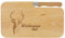 LASERHELD | Brotzeitbrett Holz mit Gravur “Waidmannsheil” & Messer | 26 x 15 cm | Frühstücksbrettchen Holz Schneidebrett Jausenbrett | Geschenk für Jäger zum Vatertag Vatertagsgeschenk
