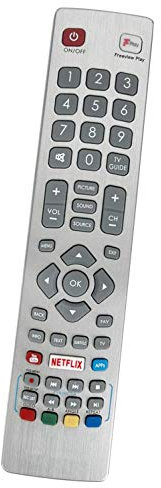 ALLIMITY DH-2086 Reemplazo de Mando a Distancia para Sharp Aquos TV LC-48CFC6002KF LC-40CFG3021KF LC-40CFG6001KF LC-40FG5341KF LC-49CFG6001KF LC-49CFG6002KF LC-40FG5141KF LC-43CFG6001KF