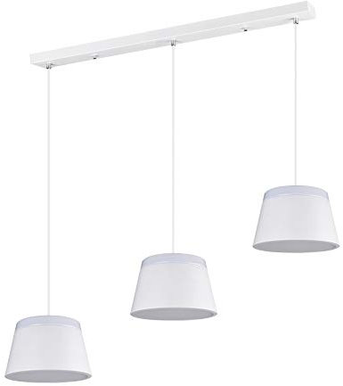 Trio Leuchten Pendelleuchte Baroness 308900631, Metall Weiß matt, Acryl weiß, exkl. 6x E14