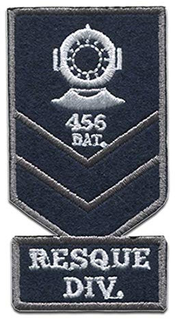 Catch the Patch Resque Div. U Boot Troopers - (Größe: 4,1 x 7,3 cm) – Kultige Aufnäher zum Aufbügeln & Aufnähen – Für Jacken, Rucksäcke, Shirts & Cosplay – Ein Must-have für DIY-Fans