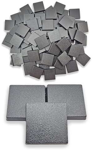 Hobby Heaven 25mm Square Plastic Wargaming Bases (100 pcs)