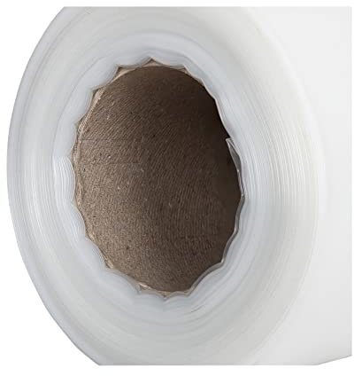 Baufolie Abdeckfolie transparent 4000 x 0,10 mm x 50 m reißfest wasserdicht