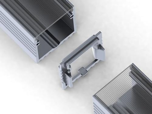LEDsON Aluminum Linear Connector For (Pla) Led Profile - Silver