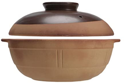 TOPBATHY Japonesa para Induccion Japonés Donabe Ceramic Hot Pot: Casserole Terrayware Clay Pot Japanese Donabe Caserole Casserole Pot Pot Pot para Shabu Shabu 1000Ml Arrocera Cacerolas