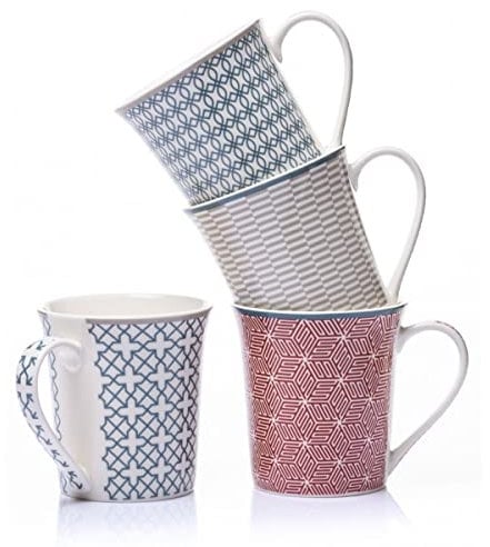 Dunlevy Mug Cup Set Gift Boxed Strawberry Thief Mugs Travel Coffee China Tea Large Personalized Funny Bone Ceramic Glass hot Heat Gifts Thermos