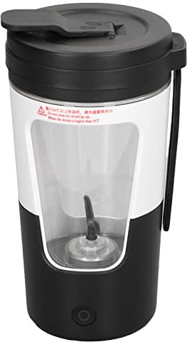 Fockety Shaker électrique, Portable USB Rechargeable pour Shaker protéiné, Shake Blender Bottle Portable Mixer Cup, 7000 TR/Min Shaker Cups pour Shakes Protéinés et Substituts de Repas
