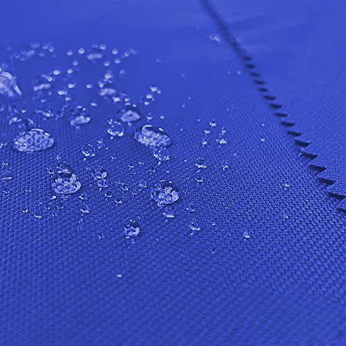 BuBiBag – wasserdichter Polyesterstoff Oxford 600D Markisenstoffe Meterware, Segeltuch Meterware, Kissenbezüge, Reißfest & Pflegeleicht Meterware lfm mit 160cm Breite - Blau