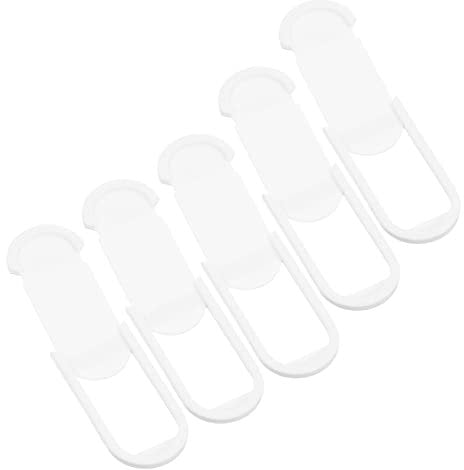 Gatuida 6pcs Laptop Camera Cover Slide Webcam Cover Slide Privacy Adhesive Webcam Slider Camera White