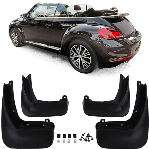 Schmutzfänger Set Premium vorne und hinten für VW Beetle + Cabrio 5C 11-19