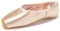 SWDZM Ballett Spitzenschuhe Ballettschläppchen Tanzschuhe mit dem genähten Band und Zehenpads für Mädchen,Rosa,Ledersohle,39 EU