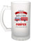 Chope de bière Papa Pompier | Verre à bière Original Cadeau Anniversaire Noël Humour fête des pères