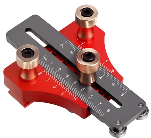 LYDODOKA Thin Rip Jig, Table Saw Jig Guide, Adjustable Narrow Strip Repetitive Cutting Woodworking Tools, Fit for 3/4 x 3/8 Slots Table Saw Accessories for Table Saw Band Saw Router Table