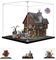 AAABOX Würfel Vitrine 30x30x30cm,3mm Dick Acryl Schaukasten für Lego Hocus Pocus 21341 und Fußball Basketball,Transparente Staubdichte Display Box für 10370 60375 75583 76261